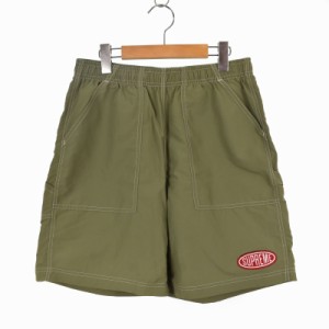 【中古】シュプリーム SUPREME 23SS Nylon Painter Short ナイロン ペインター ショートパンツ ショーツ S カーキ