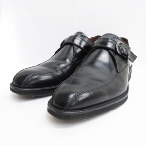 【中古】KENFORD リーガル 良品 ビジネス シューズ レザー ベルト 黒 ブラック 24.5cm 靴 メンズ