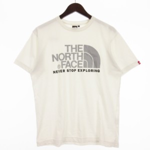 【中古】ザノースフェイス THE NORTH FACE COLOR DOME TEE Tシャツ カットソー 半袖 ロゴプリント NT31300 白 M