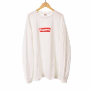 Supreme シュプリーム Tシャツ サイズ:L 20AW ボックスロゴ ロングスリーブ Tシャツ Box Logo L/S Tee ホワイト 白 トップス カットソー 長袖 クルーネック【メンズ】