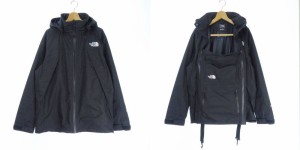 【中古】ザノースフェイス THE NORTH FACE CR Tranceformer Jacket NPM12310 ゴアテックス ジャケット 黒 XL