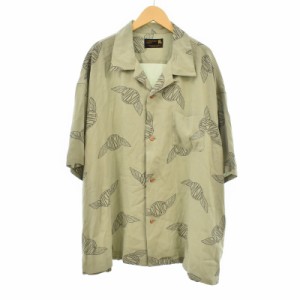 【中古】ビズビム VISVIM CONTRARY DEPT 22SS WALLIS SHIRT S/S 開襟シャツ オープンカラーシャツ アロハシャツ 半袖