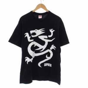 【中古】シュプリーム SUPREME 23SS Mobb Deep Dragon TEE モブディープドラゴンTシャツ カットソー 半袖 M 黒