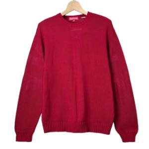 【中古】シュプリーム SUPREME 20SS Back Logo Sweater セーター ニット  ロゴ M 赤 レッド メンズ