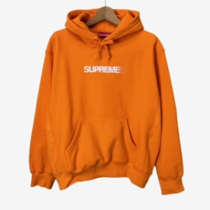 【中古】シュプリーム SUPREME Motion Logo Hooded Sweatshirt モーション ロゴ パーカー S オレンジ メンズ