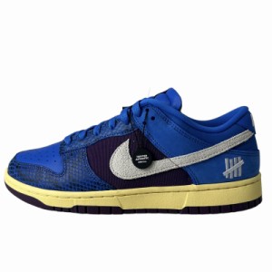 【中古】未使用品 ナイキ NIKE ×UNDEFEATE Dunk Low SP Royal BLUE WHITE NIGHT PURPLE 27cm 青 DH6508-400 メンズ