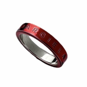 【中古】未使用品 エムエムシックス メゾンマルジェラ MM6 Maison Margiela リング 指輪 Rings 11号 赤 SM7UQ0015