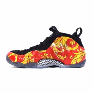 【中古】未使用品 ナイキ NIKE ×Supreme 14SS Air Foamposite One RED シュプリーム US10 28cm レッド 赤 652792-600