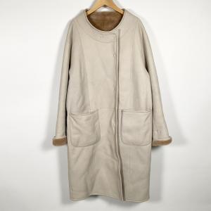 ペレリールッソ ムートン カシミヤ コンビネーション コート ペレリールッソ ムートン カシミヤ コンビネーション コート