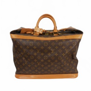 【中古】ルイヴィトン LOUIS VUITTON モノグラム クルーザーバッグ45 ボストンバッグ 茶 ブラウン M41138