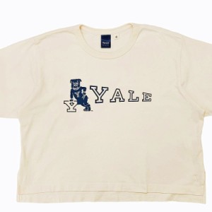 【中古】ビームスボーイ BEAMS BOY US カレッジ Tシャツ カットソー ロゴ YALE ワイド プリント 半袖 13040897146