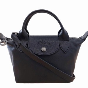 【中古】ロンシャン LONGCHAMP 美品 ル プリアージュ エクストラ XS 2WAY ハンドバッグ ショルダーバッグ 斜め掛け