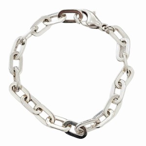 【中古】ティファニー TIFFANY & CO. エリプス チェーンブレスレット バングル 重量10.9g SV925 銀 シルバー アクセサリー