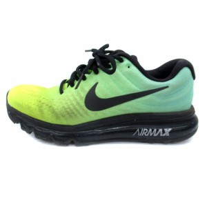 【中古】ナイキ iD AIRMAX エアマックス スニーカー ローカット グラデーション US6.5 24.5?p 黄 イエロー メンズ