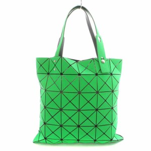 【中古】バオバオ イッセイミヤケ BAOBAO ISSEY MIYAKE ルーセント LUCENT トートバッグ ラバー 緑 黒 BB91-AG633