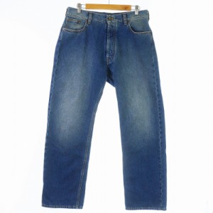 【中古】Martin Margiela 21AW 5-Pockets Jeans Straight Leg blue デニムパンツ ストレート USED加工 36 M S51LA0148