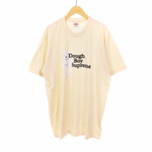 【中古】シュプリーム SUPREME 22AW Dough boy Tee Tシャツ カットソー 半袖 プリント L アイボリー ☆AA★ メンズ