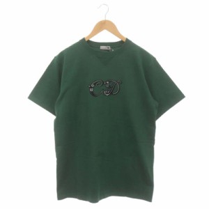 【中古】未使用品 ディオールオム × Kenny Scharf 21AW Crossover Loose Short Tシャツ 半袖 S 緑 /MI ■OS メンズ