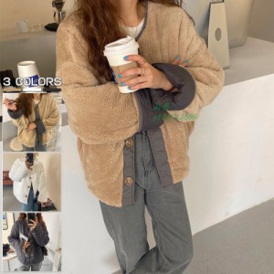 フェイクファージャケット ボアジャケット フェイクファーコート レディース 超人気 トップス 暖かい おしゃれ アウター 冬服 ファッショ