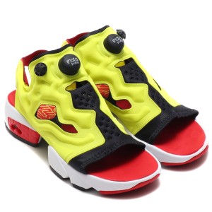 [リーボック] インスタポンプフューリー サンダル [INSTAPUMP FURY SANDAL] ブラック/ハイパーグリーン/リーボックレッド  EF2922 日本国