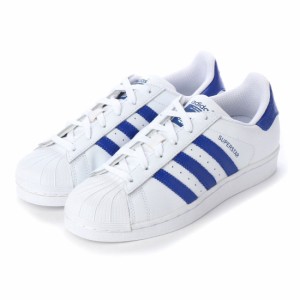 [アディダス] スーパースター J [SUPERSTAR J] ホワイト/ブルー BZ0363 並行輸入品