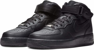 [ナイキ] エアフォース 1 ミッド '07 [AIRFORCE 1 MID '07] ブラック/ブラック CW2289-001 日本国内正規品 