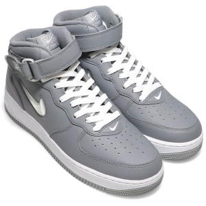 [ナイキ] エア フォース 1 MID QS [Air Force 1 Mid QS] クールグレー/ホワイト/メタリックシルバーDH5622-001 日本国内正規品 