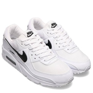 [ナイキ] エア マックス 90[W AIR MAX 90] ホワイト/ホワイト/ブラック DH8010-101 日本国内正規品 