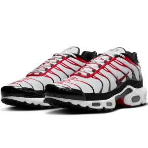 ナイキ NIKE エア マックス プラス [AIR MAX PLUS] ピュアプラチナム/ブラック/ホワイト/ユニバーシティレッド FN6949-002日本国内正規品