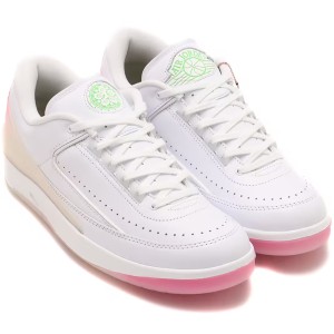 ナイキ NIKE エア ジョーダン 2 レトロ LOW "Sakura" [AIR JORDAN 2 RETRO LOW Sakura] ホワイト/プレイフルピンク/カカオワオ/グリーン