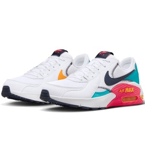 ナイキ NIKE エア マックス エクシー [AIR MAX EXCEE] ホワイト/ダスティーカクタス/レーザーオレンジ/サンダーブルー HF4854-100日本国