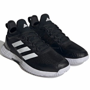 [アディダス] アディゼロ ウーバーソニック 4.1 テニス [ADIZERO UBERSONIC 4.1 TENNIS] コアブラック/ホワイト/グレー ID1564 日本国内