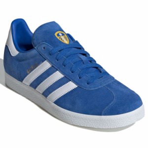 [アディダス] リーズ・ユナイテッド ガゼル [LEEDS UNITED GAZELLE] ブルー/フットウェアホワイト/ゴールドメタリック IE8497 日本国内正