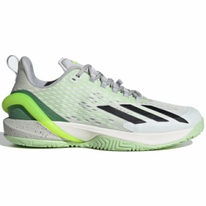 [アディダス] アディゼロ サイバーソニック テニス [ADIZERO CYBERSONIC TENNIS] クリスタルジェイド/コアブラック/ルシッドレモン IF043