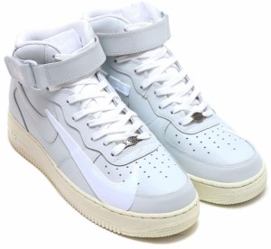 [ナイキ] エア フォース 1 ミッド ’07 PRM [AIR FORCE 1 MID '07 PRM] コピーペースト/グレー/ホワイト/セイル  DQ8645-045 国内正規品 