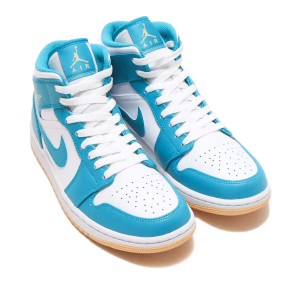 [ナイキ] エア ジョーダン 1 ミッド [AIR JORDAN 1 MID] アクアトーン/ホワイト/セレスティアルゴールド  DQ8426-400 日本国内正規品 