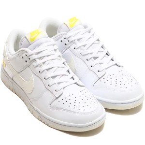 [ナイキ] ダンク LOW [W DUNK LOW] ホワイト/オプティイエロー/セイル FD0803-100 日本国内正規品 