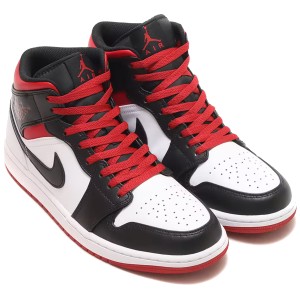 [ナイキ] エア ジョーダン 1 MID [AIR JORDAN 1 MID] ホワイト/ブラック/ジムレッド DQ8426-106 日本国内正規品 