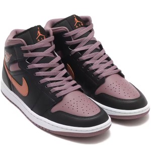 [ナイキ] エア ジョーダン 1 MID SE [AIR JORDAN 1 MID SE] ブラック/スカイJモーブ/ホワイト/スカイJ オレンジ FB9911-008 日本国内正規