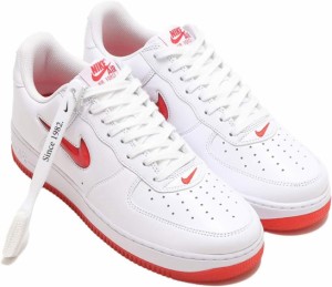 [ナイキ] エア フォース 1 ロー レトロ [AIR FORCE 1 LOW RETRO] ホワイト/ユニバーシティレッド FN5924-101 日本国内正規品 