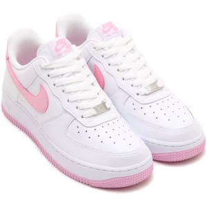 [ナイキ] エア フォース 1 '07 [AIR FORCE 1 '07] ホワイト/ホワイト/ピンクライズ FJ4146-101 日本国内正規品 