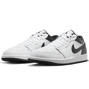 [ナイキ] エア ジョーダン 1 LOW [AIR JORDAN 1 LOW] ホワイト/ホワイト/ブラック 553558-132日本国内正規品