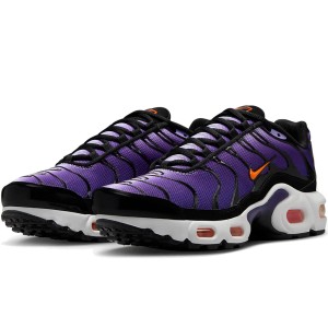 [ナイキ] エア マックス プラス [AIR MAX PLUS] ブラック/ボルテージパープル/パープルアガット/トータルオレンジ CD0609-024ナイキジャ