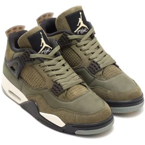 [ナイキ] エア ジョーダン 4 クラフト "Olive" [AIR JORDAN 4 CRFT "Olive"] ミディアムオリーブ/カーゴカーキ/ブラック/ペールバニラ FB