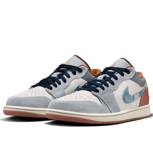 ナイキ NIKE エア ジョーダン 1 LOW SE [AIR JORDAN 1 LOW SE] ファントム/ココナッツミルク/アンバーブラウン/スターブルー FZ5042-041 