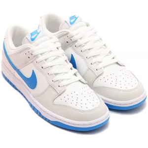 [ナイキ] ダンク LOW レトロ [DUNK LOW RETRO] サミットホワイト/プラチナムティント/ホワイト/フォトブルー DV0831-108国内正規品