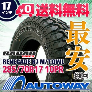 サマータイヤ 285/70R17 RADAR レーダー RENEGADE R7 M/T.OWL