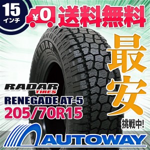 サマータイヤ RADAR レーダー RENEGADE AT-5 205/70R15