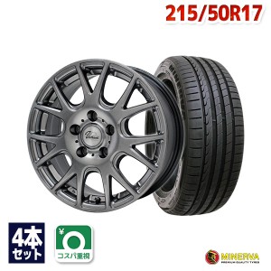 ノア・ヴォクシーなど サマータイヤホイールセット ミネルバ F205 215/50R17 95W ４本セット