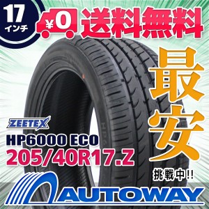 サマータイヤ 205/40R17 ZEETEX ジーテックス HP6000 ECO